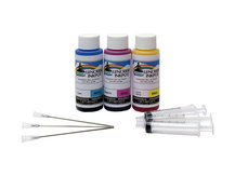 *FADE RESISTANT* 60ml Colour Refill Kit for EPSON EcoTank Printers using 664, 774 inks